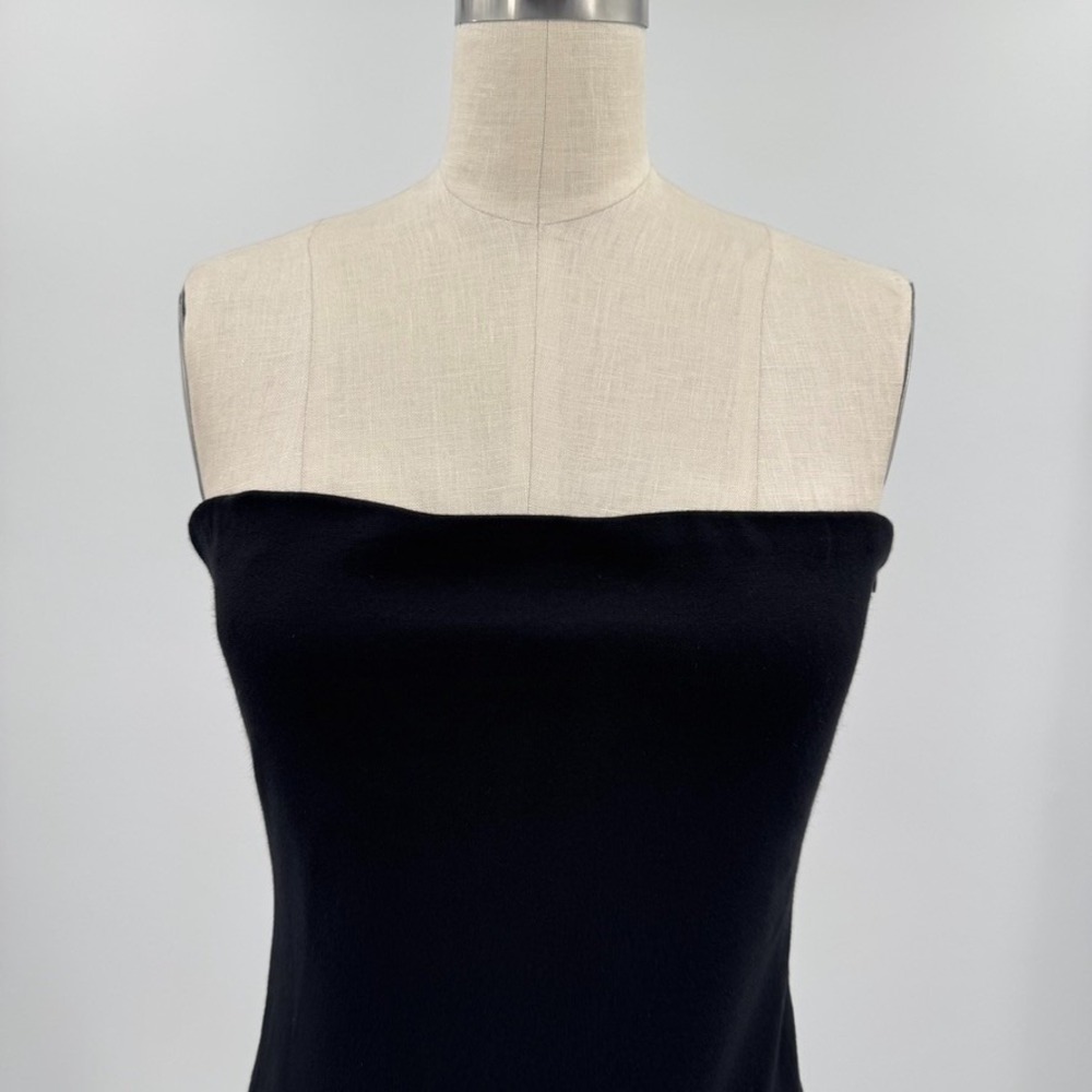 Camila Coelho Dress S Black White Strapless Drop Waist Bubble Mini Cocktail - Picture 3 of 14